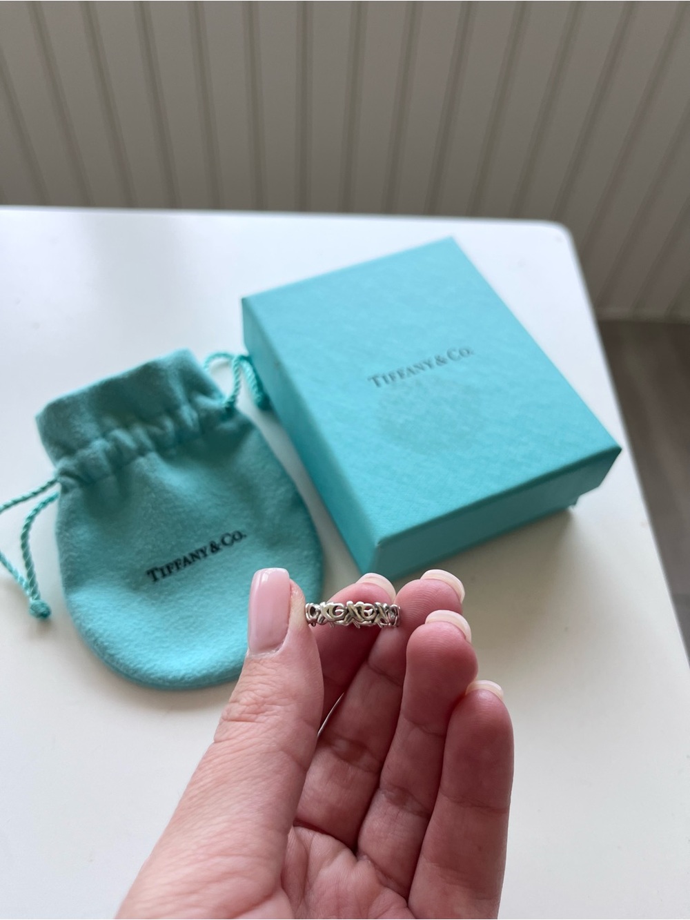 Tiffany and Co vintage XO ring size 6.5 - Picture 3 of 4